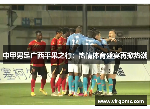 中甲男足广西平果之行：热情体育盛宴再掀热潮